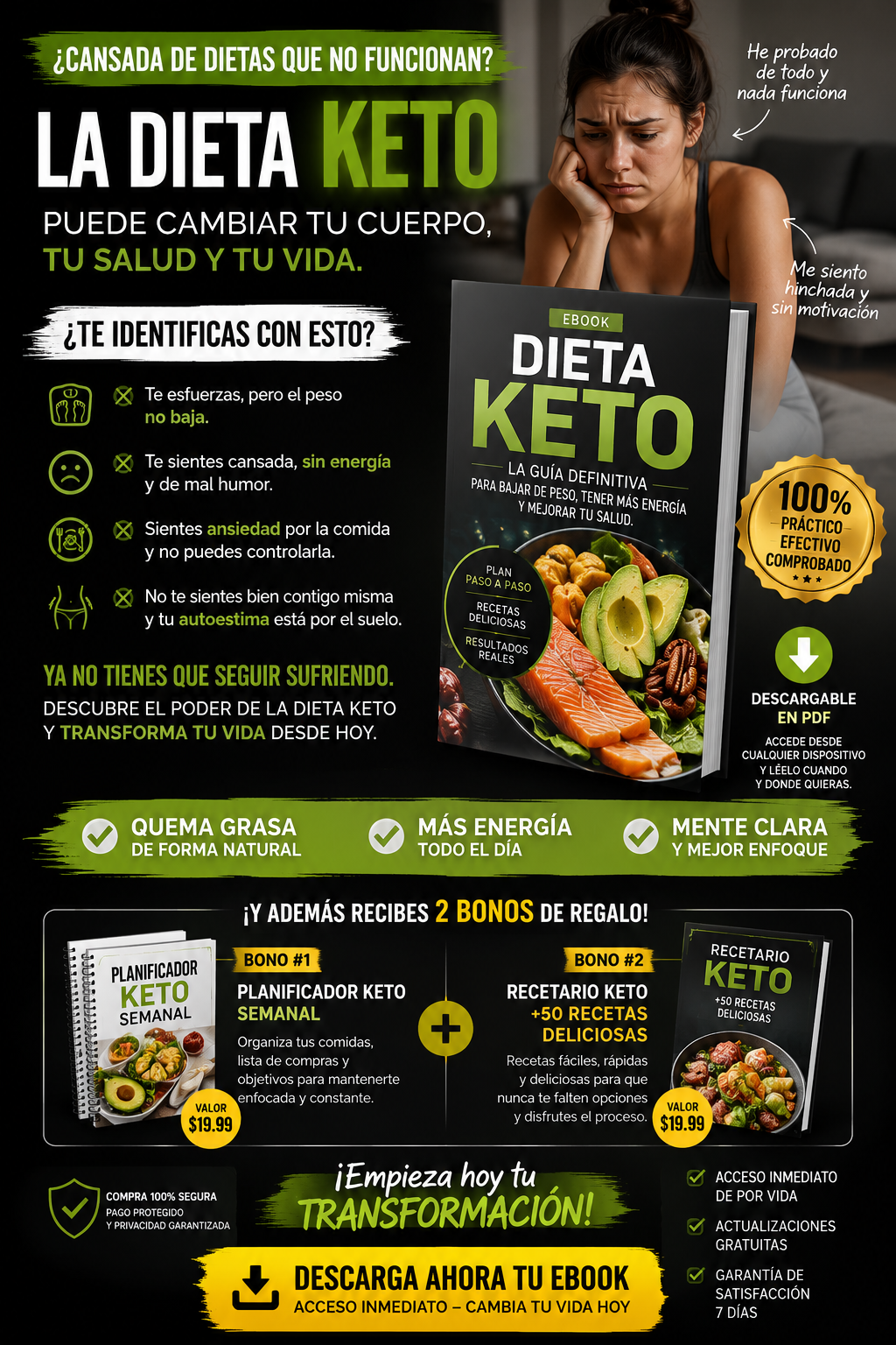 Dieta Keto Fácil: guía en PDF para empezar la dieta cetogénica en Argentina